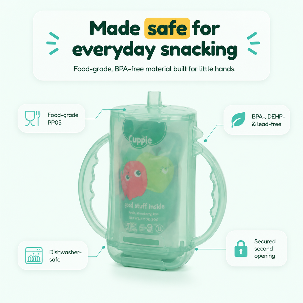 Cuppie — Mess-Free Pouch Holder