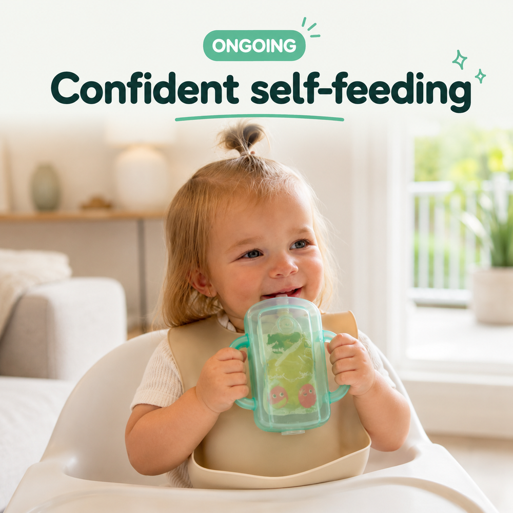 Confident self-feeding